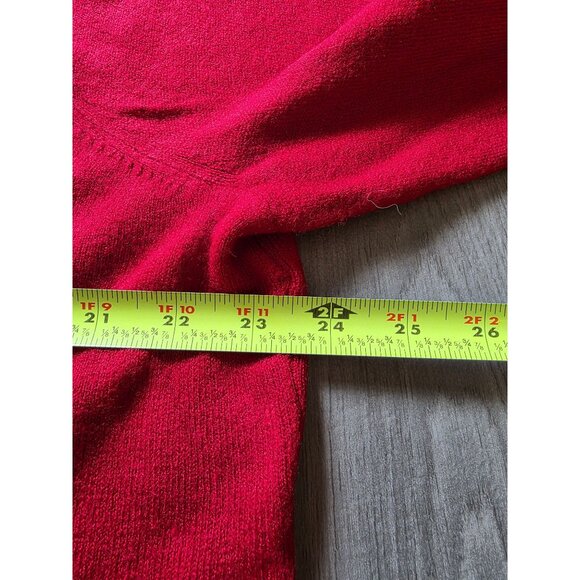 Vintage Sag Harbor Womans Super Soft Red Pullover Sweater 2X - Picture 6 of 7